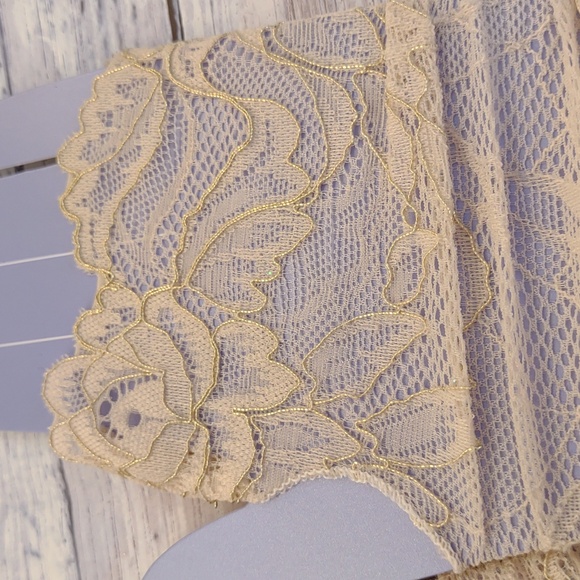 NEW Claire Fishnet Gloves Cream Beige - Picture 4 of 7